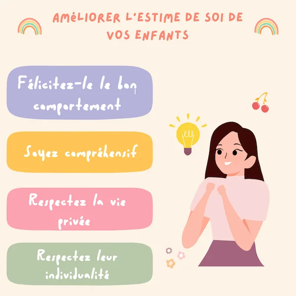 favoriser l'estime de soi de l'enfant
