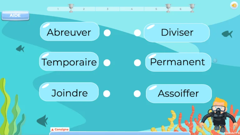Exercice de français 7e EB