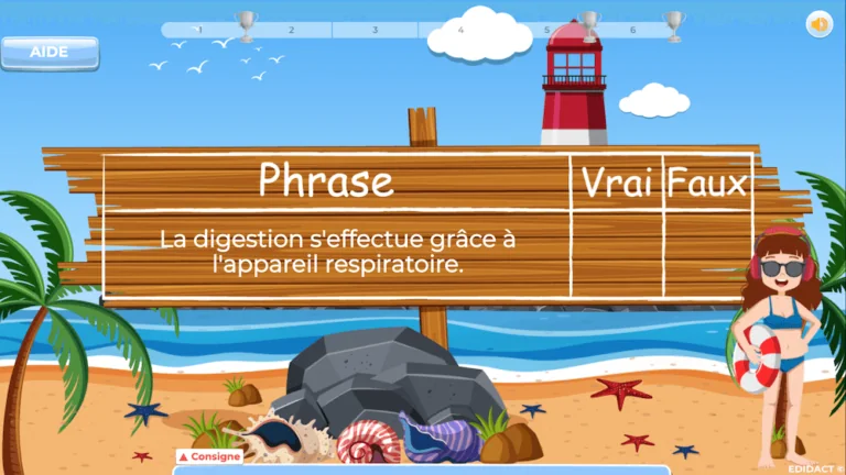 Exercice pour apprendre les sciences