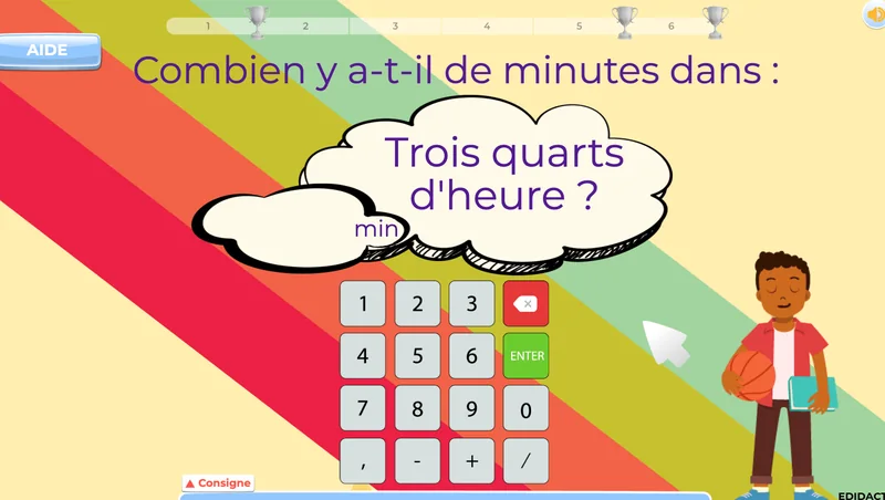 Exercices maths 6e primaire Conversion heure et durée