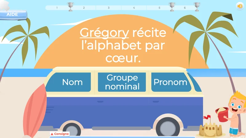fiches révisions français 3e primaire grammaire