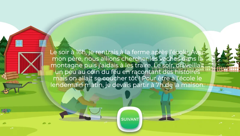 exercices compréhension de texte 8e EB français