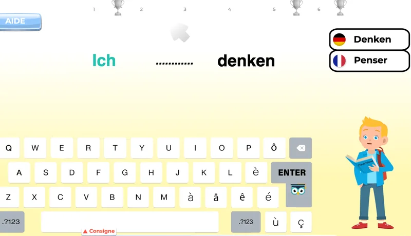Exercices allemand 5e primaire conjugaison