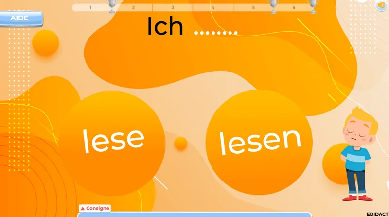 exercices allemand 4e primaire conjugaison verbes