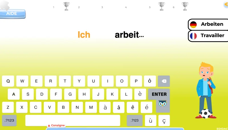 exercices allemand 5e primaire conjugaison verbe régulier