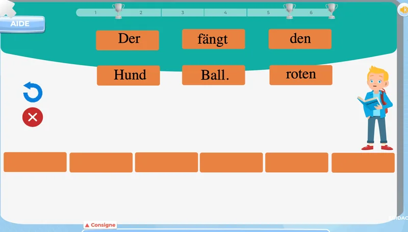exercices allemand 5e primaire grammaire