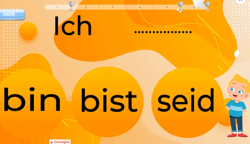 exercices conjugaison allemand 3e primaire