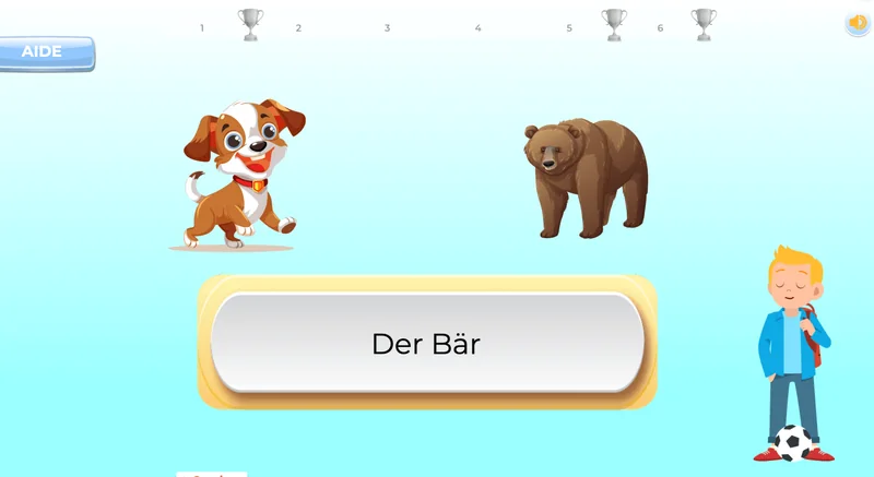 vocabulaire allemand 5e primaire en ligne réviser