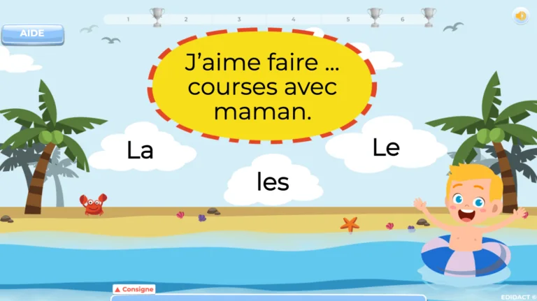 Exercices français en ligne