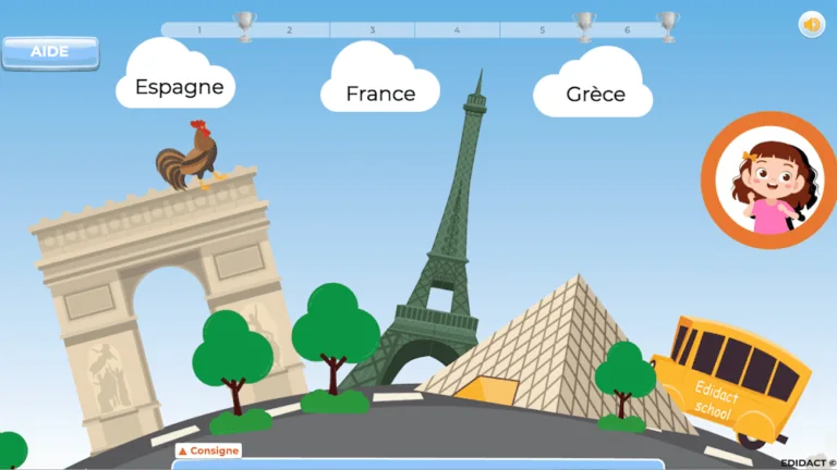 Jeu pédagogique d'histoire