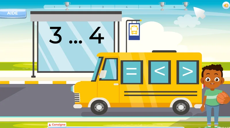 exercices math 6 et 7 ans opérations et comparaisons
