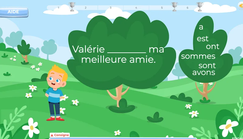 exercices français CP2 conjugaison verbes avoir et être