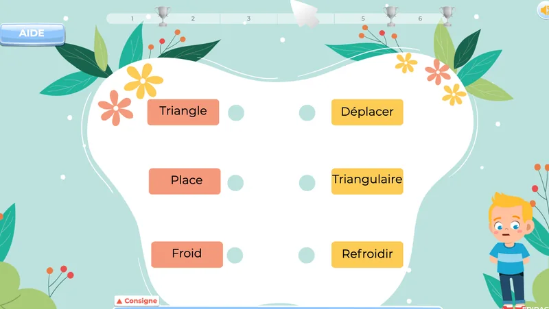 fiches français CP1 mots et vocabulaire