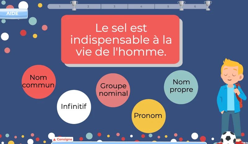 exercices français CM1 classes grammaticales