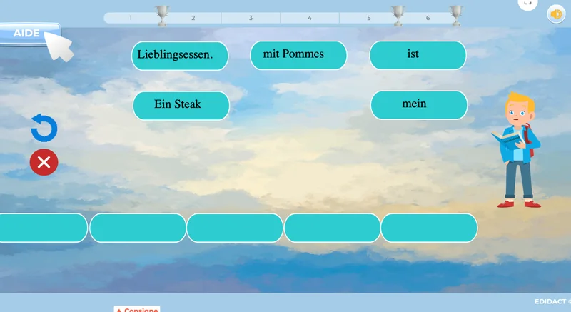 exercices allemand CM2 grammaire