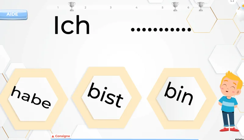 exercices allemand CE1