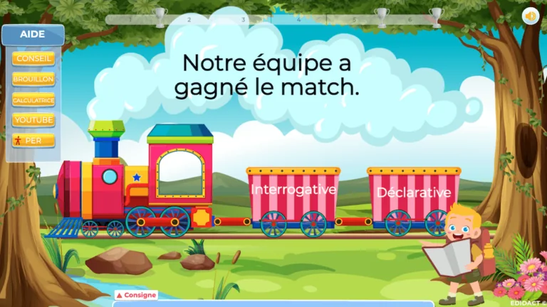 Exercice de français 1re et 2e année primaire