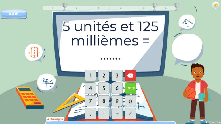 Exercice de maths 5e année primaire et 1re année moyenne