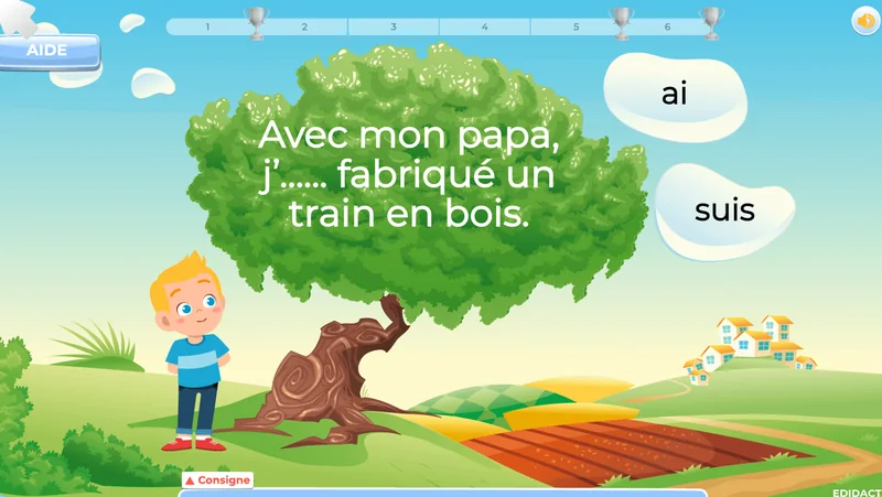 exercices français 3AP révision conjugaison passé composé
