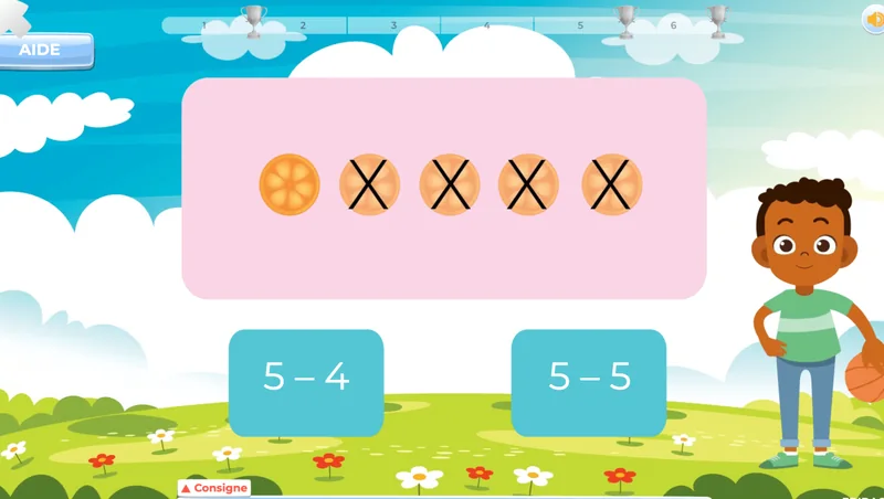 exercices maths 3AP calculs soustractions