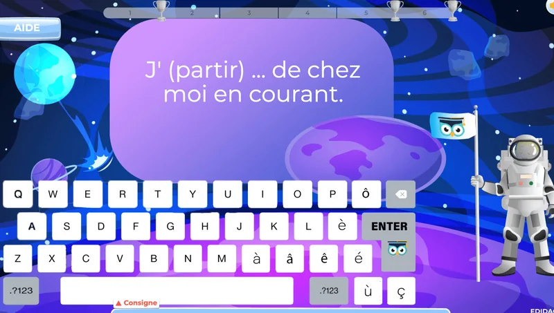 exercices français conjugaison 1AM