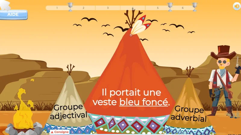 exercices grammaire groupes type de phrases 3AM français