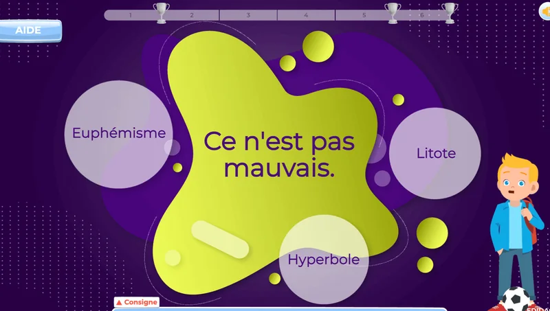 exercices vocabulaire et figures de style 3AM français