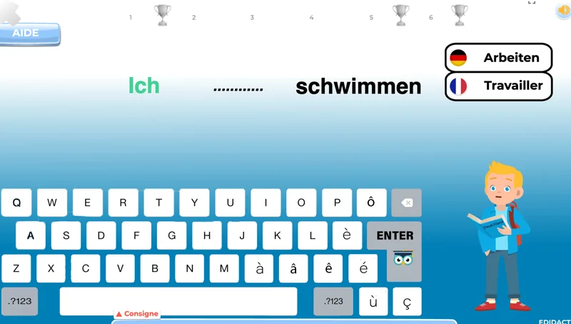 exercices allemand 1AM conjugaison