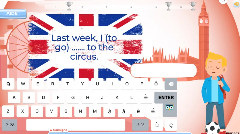 Exercices en ligne pour apprendre l’anglais conjugaison programme d'apprentissage des langues